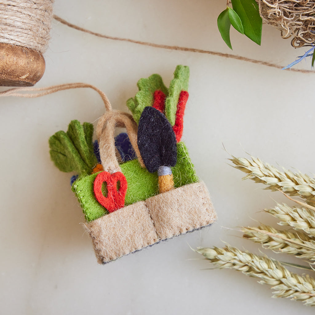 Ornement de sac à outils de jardinage généreux