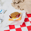 Ornement de sandwich déjeuner au bacon, œuf et fromage