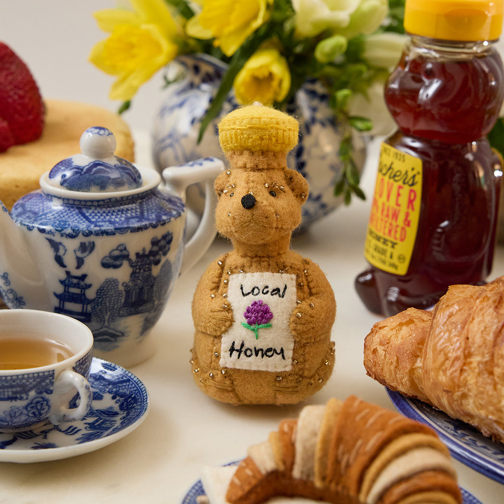 Ornement en forme de pot à miel Honey Bear - Édition Collector