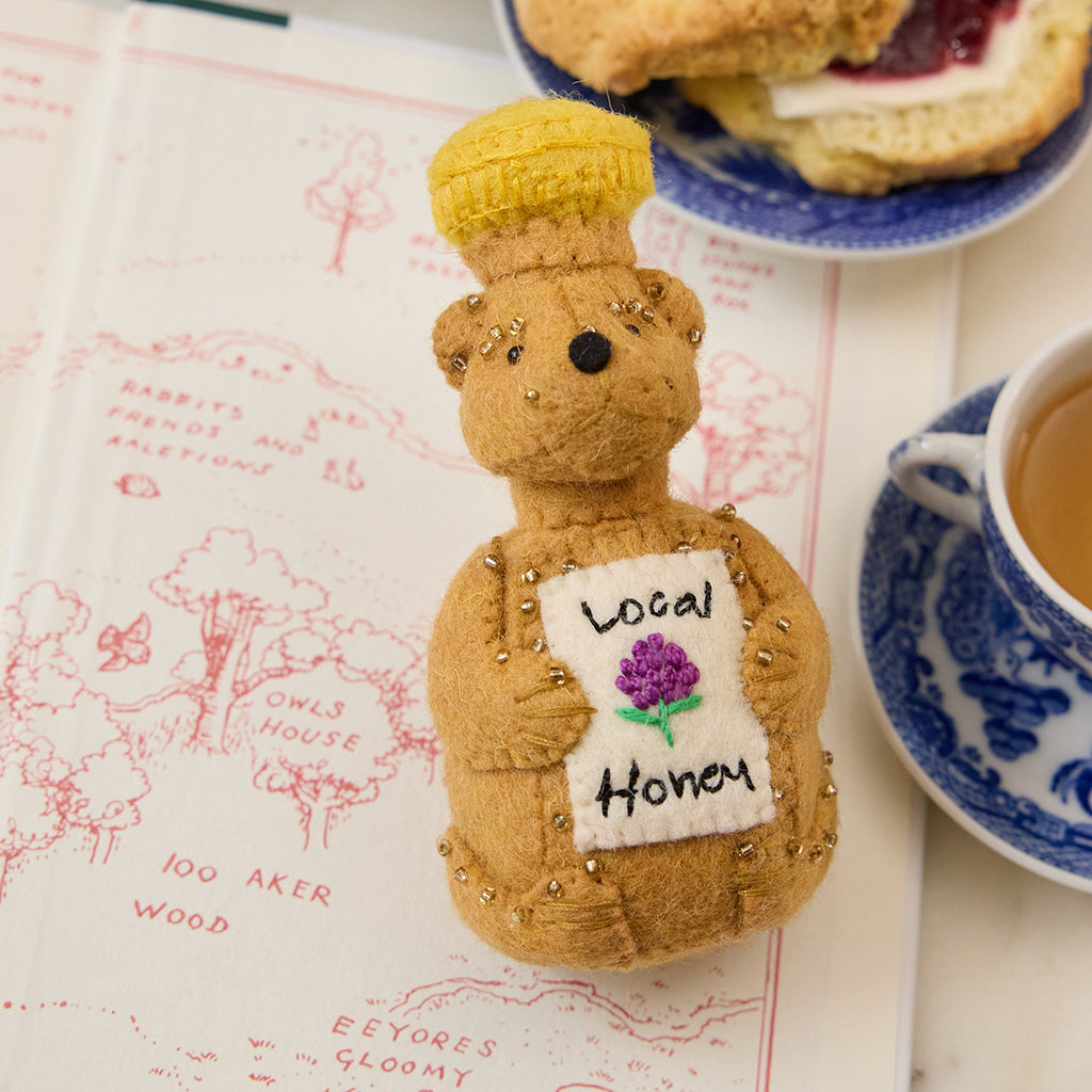 Ornement en forme de pot à miel Honey Bear - Édition Collector