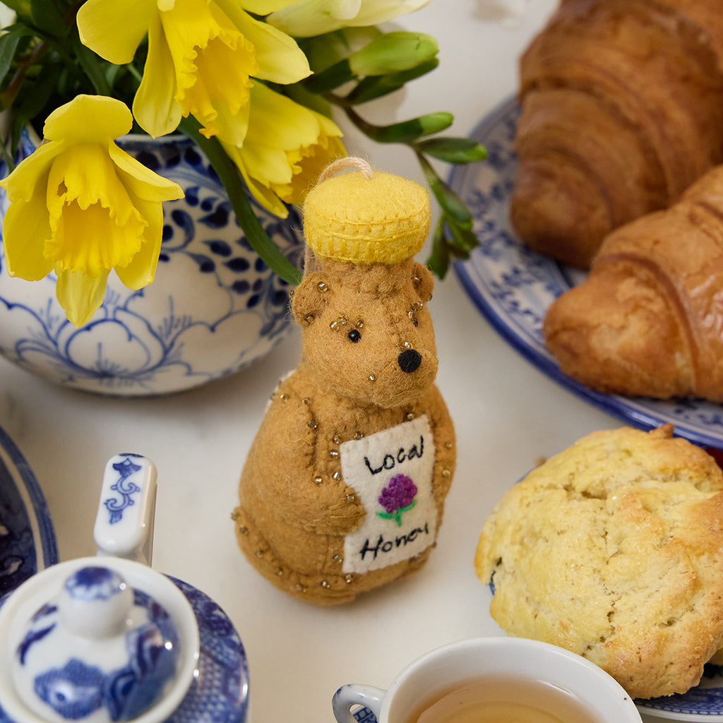 Ornement en forme de pot à miel Honey Bear - Édition Collector