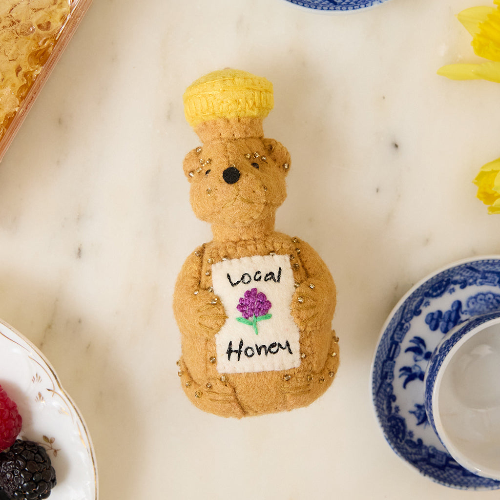 Ornement en forme de pot à miel Honey Bear - Édition Collector