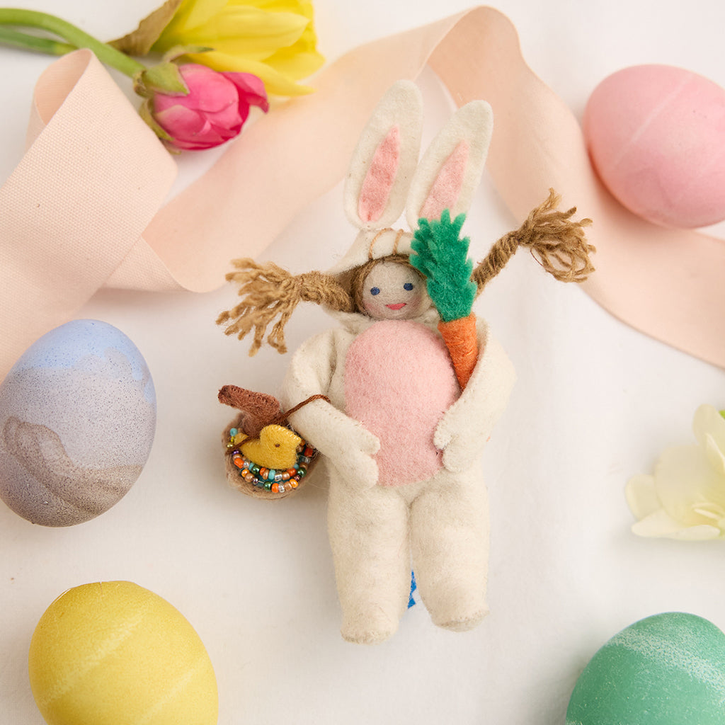 Décoration de Pâques à collectionner, motif lapin