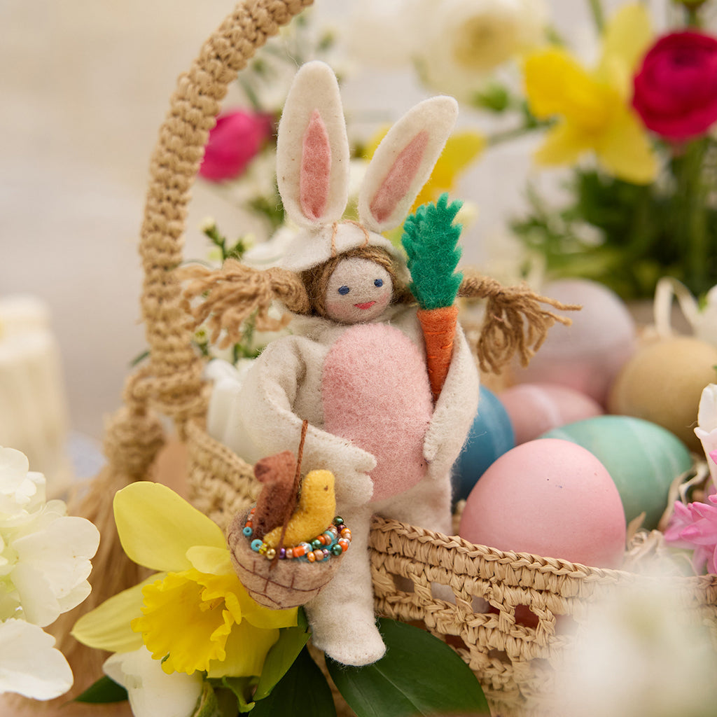 Décoration de Pâques à collectionner, motif lapin