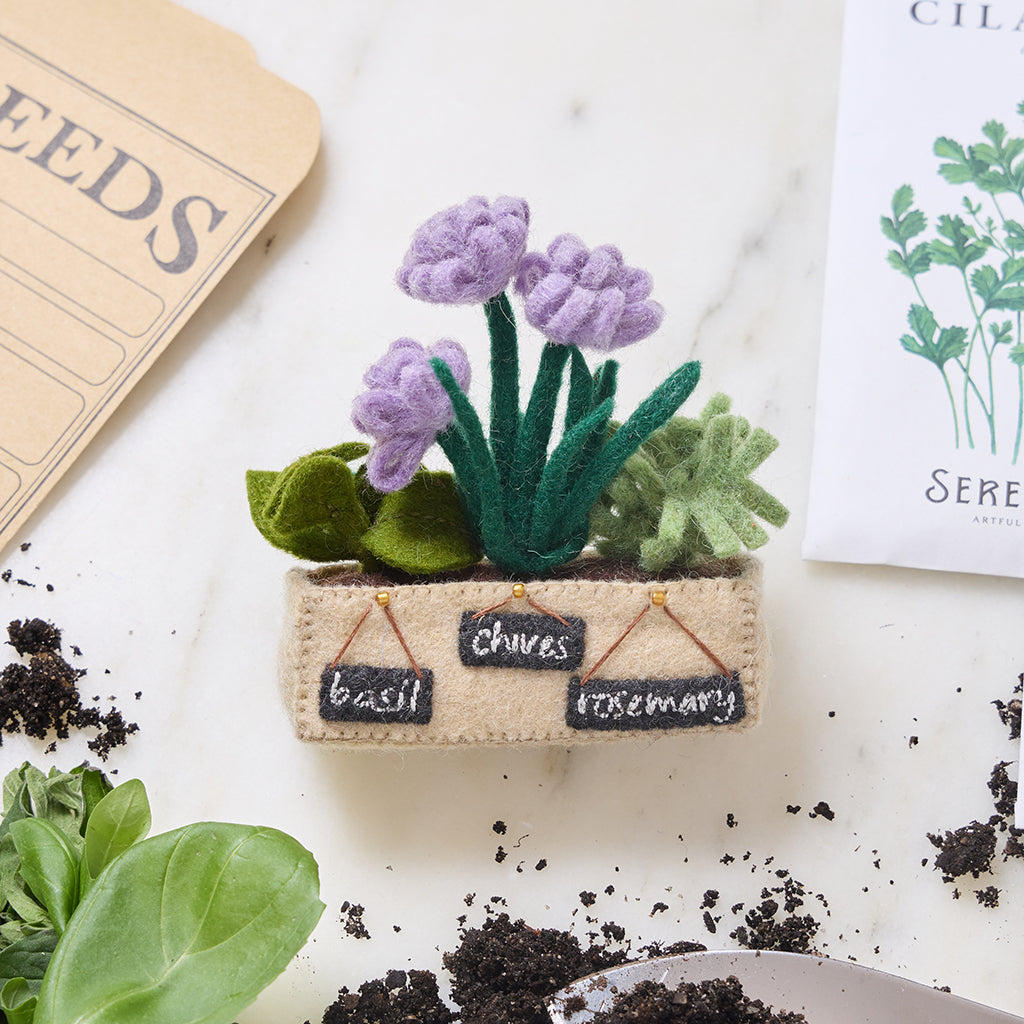 Ornement de jardin d'herbes aromatiques