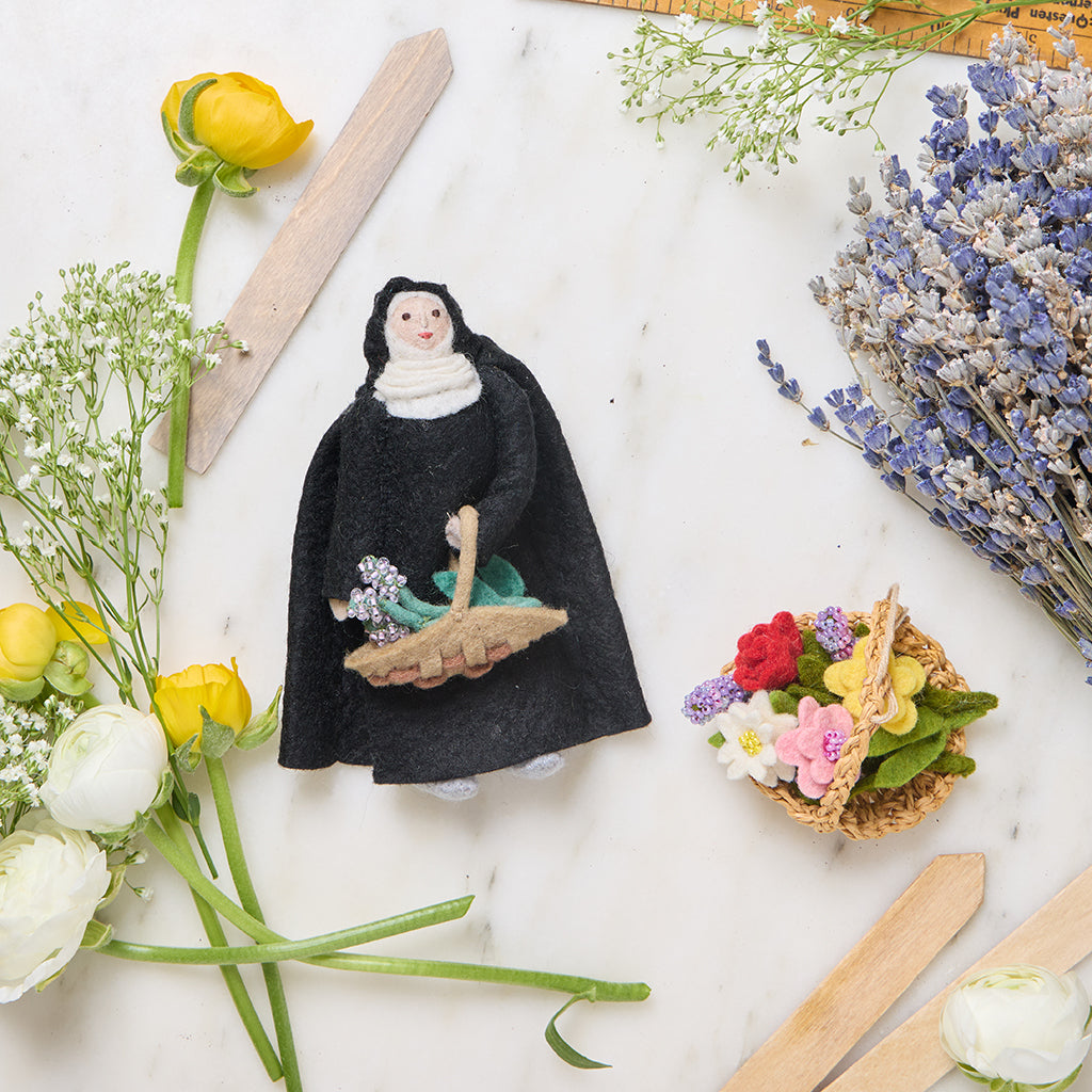 Ornement pour panier de fleurs de jardin