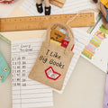 J'aime les gros livres : ornement de sac fourre-tout