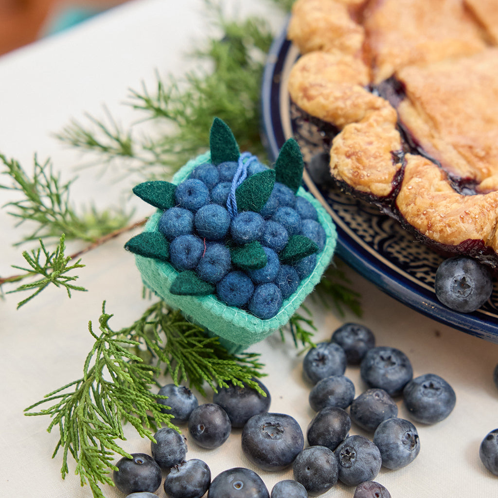 Ornement de pinte de bleuets
