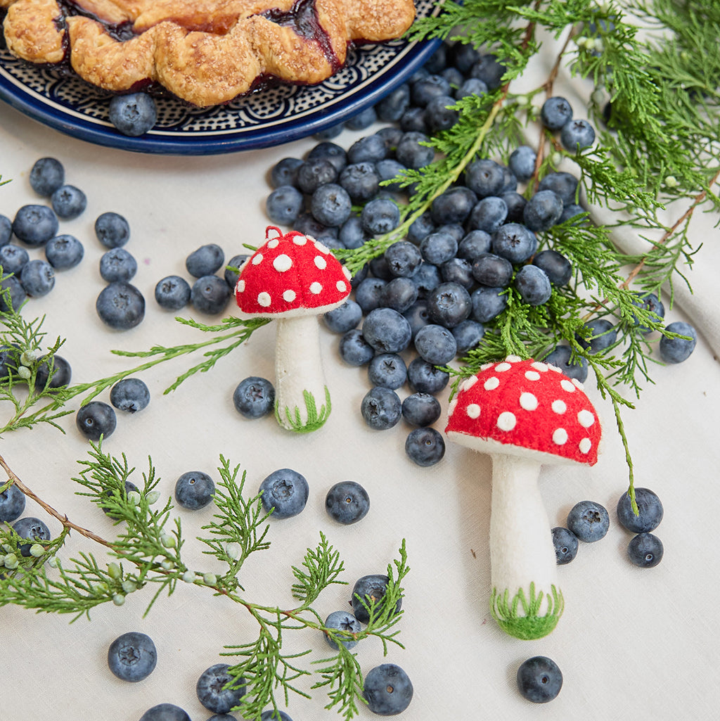 Ornement Champignon Rouge