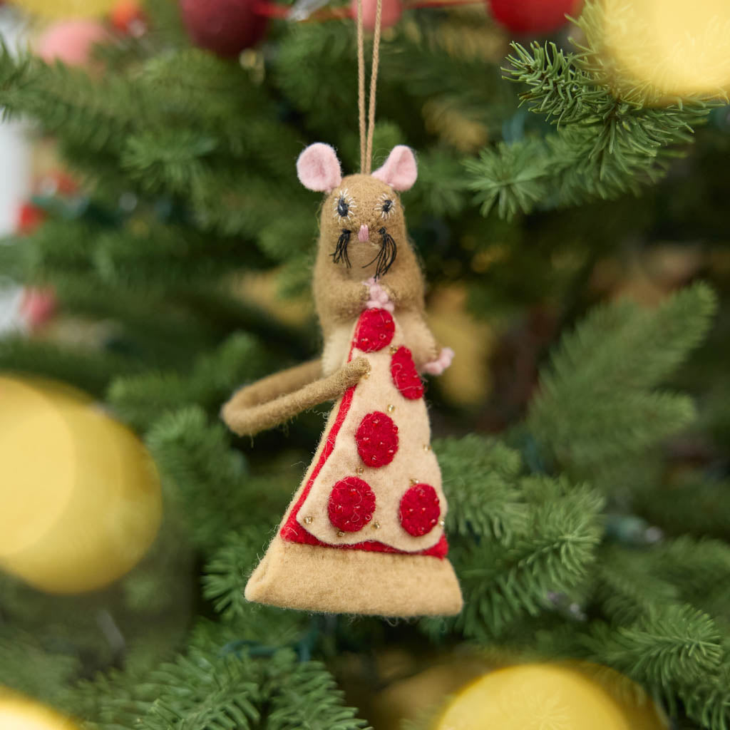 Ornement du rat à pizza