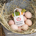 Ornement de sac fourre-tout de marché fermier