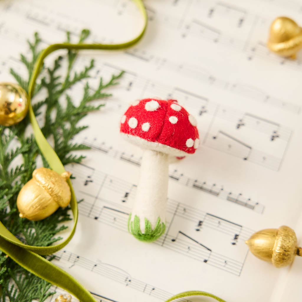 Ornement Champignon Rouge