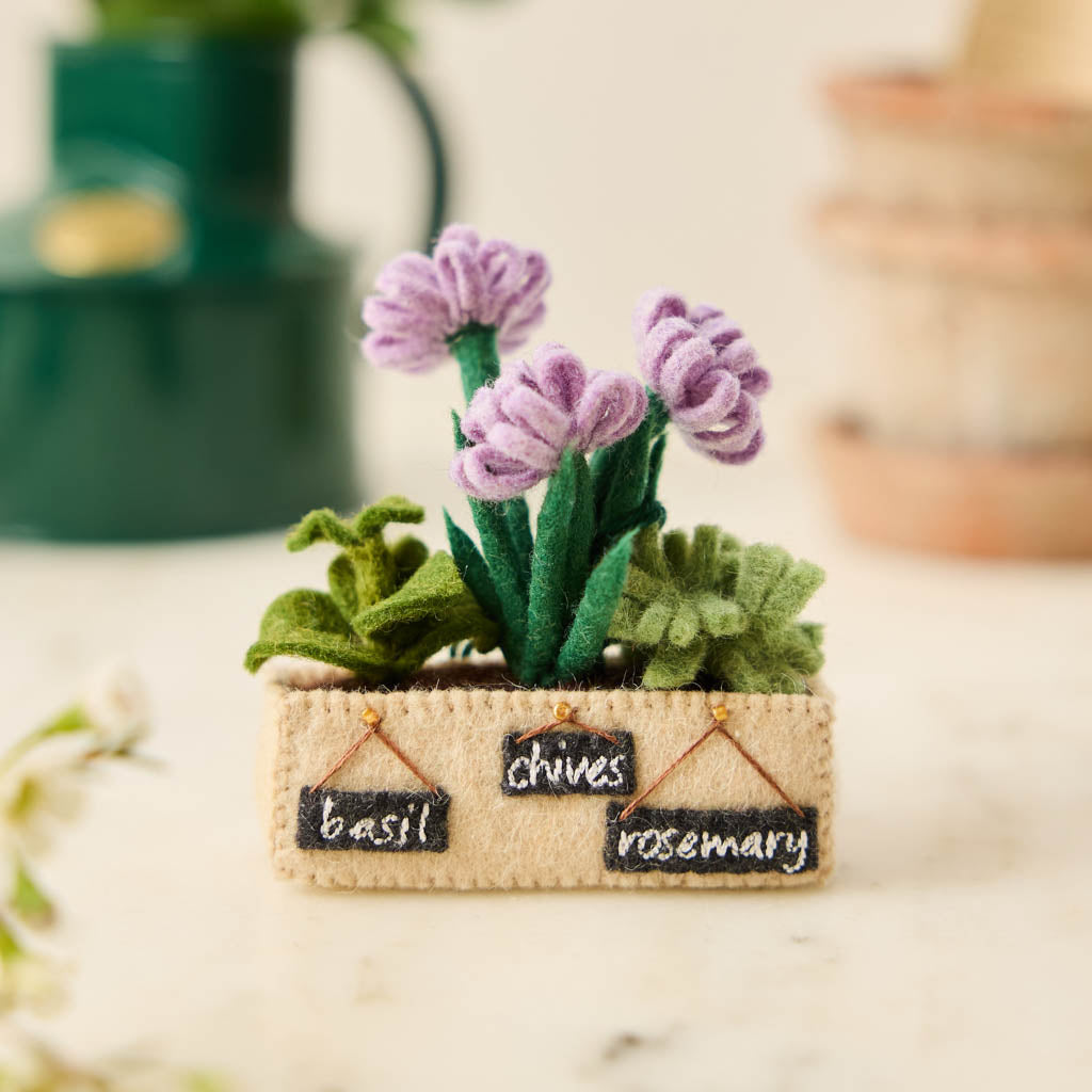 Ornement de jardin d'herbes aromatiques