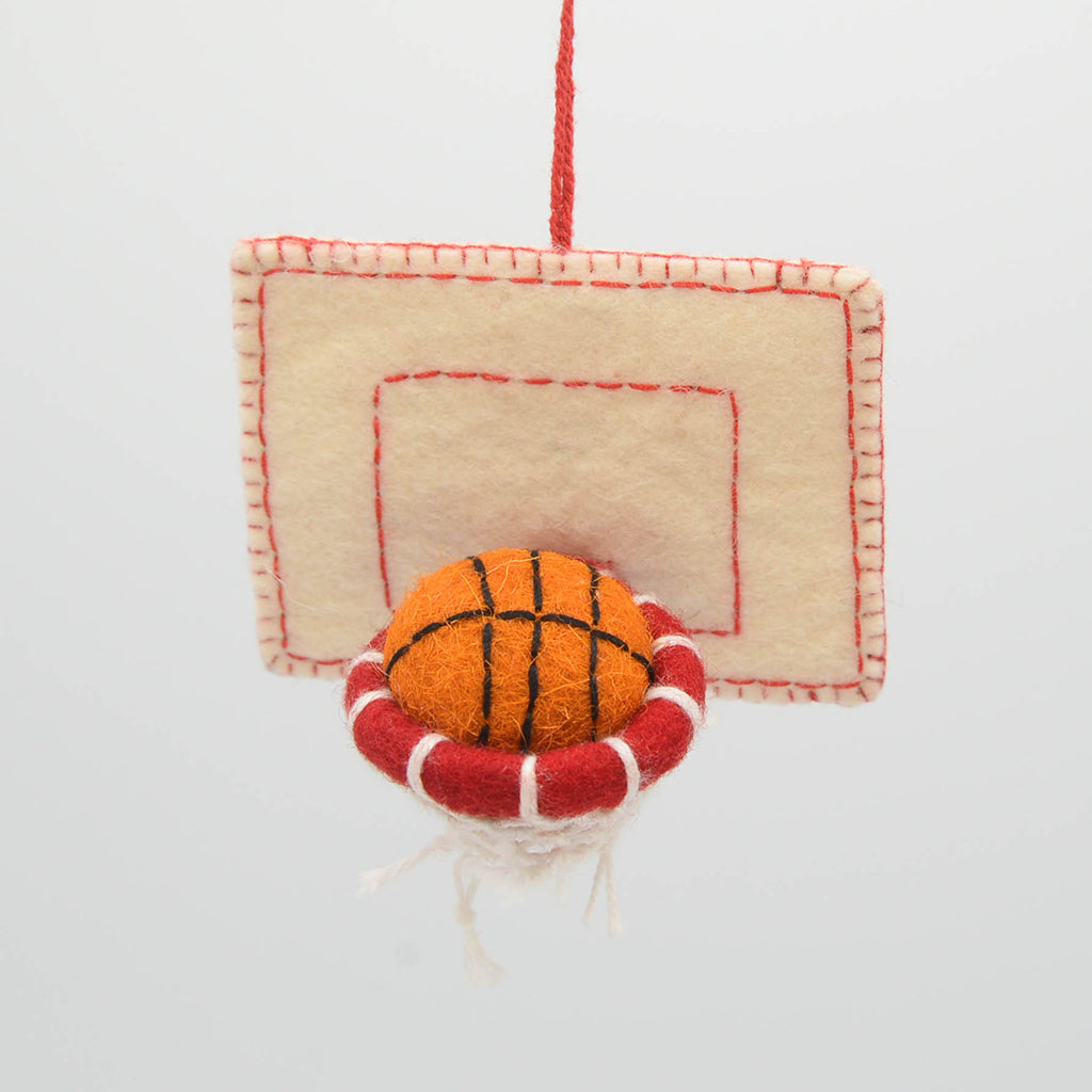Ornement de panier de basket