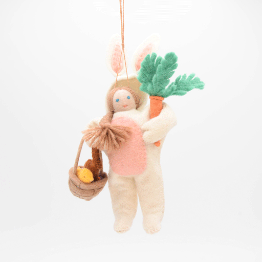 Décoration de Pâques à collectionner, motif lapin