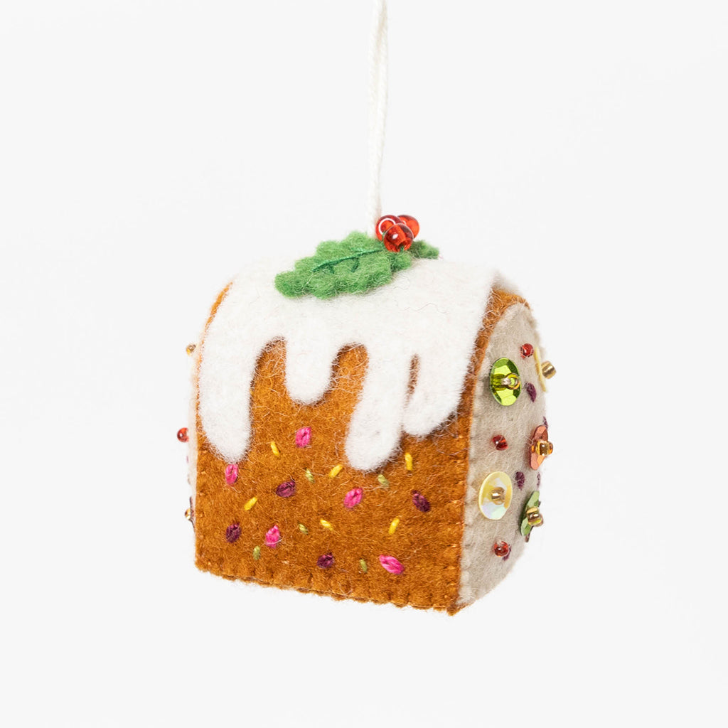 Ornement de gâteau aux fruits