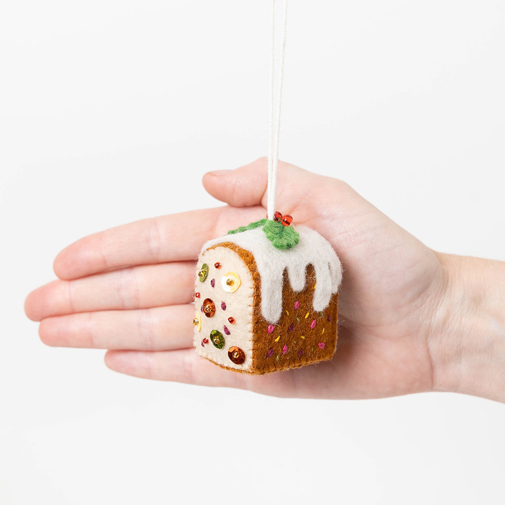Ornement de gâteau aux fruits