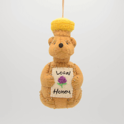 Ornement en forme de pot à miel Honey Bear - Édition Collector
