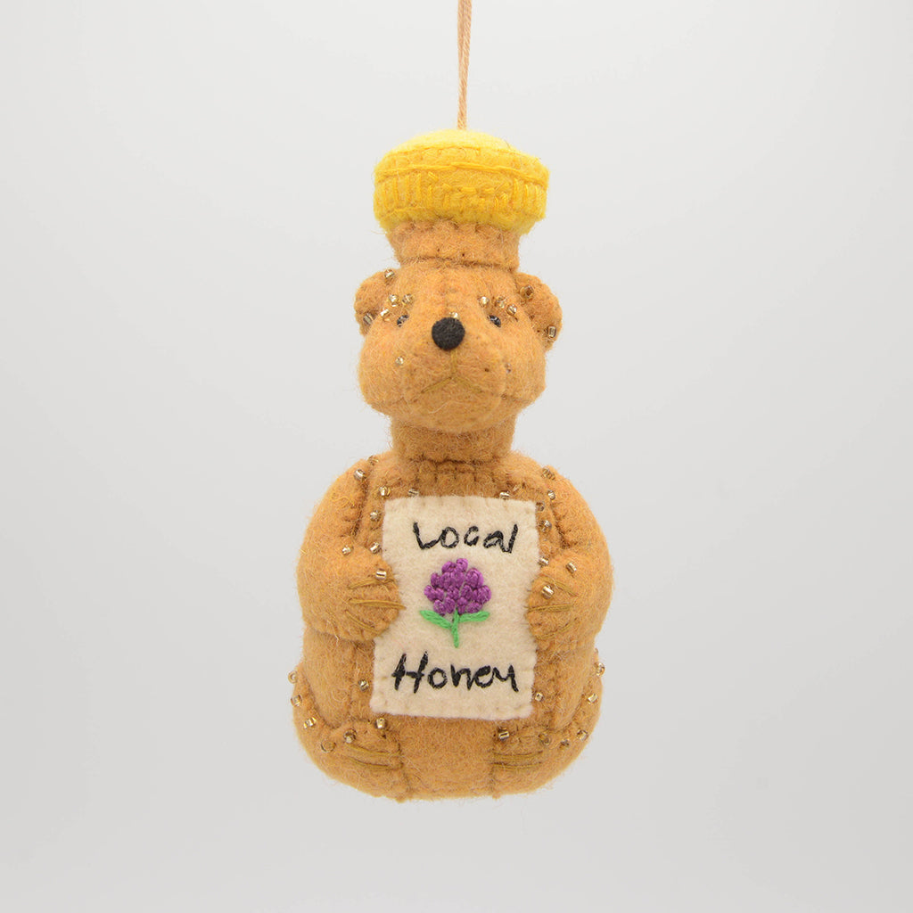 Ornement en forme de pot à miel Honey Bear - Édition Collector