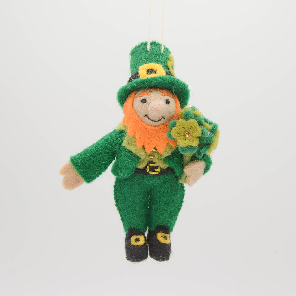 Mini-ornement de lutin irlandais