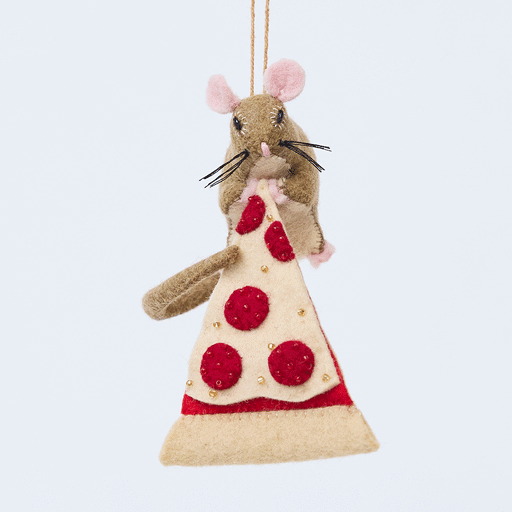 Ornement du rat à pizza