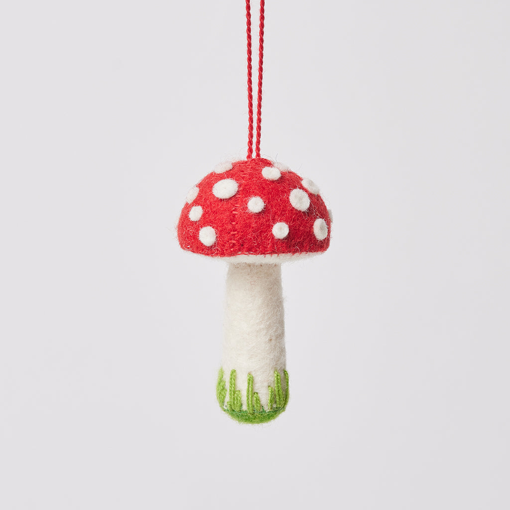 Ornement Champignon Rouge
