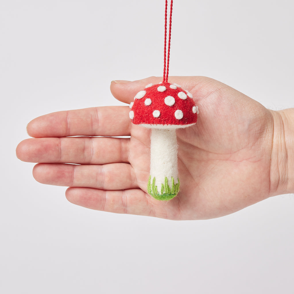 Ornement Champignon Rouge